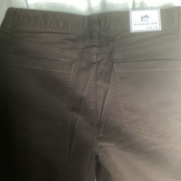 NEW Southern Tide Harbor Pants Sz 32x32 Java Online 120.00 - Picture 6 of 7